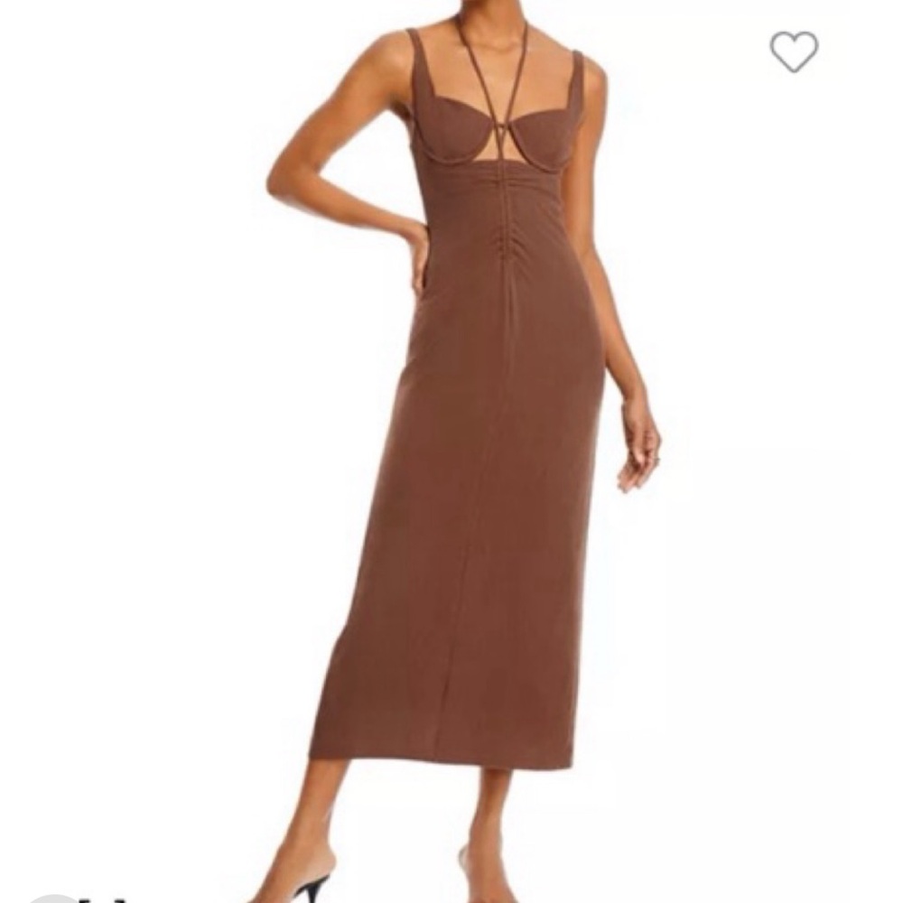 Bloomingdale’s FORE Brown Maxi Dress